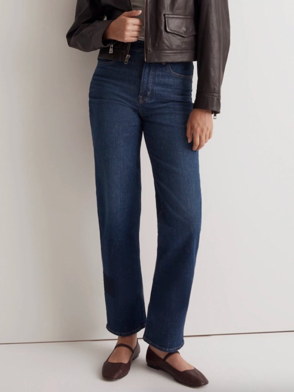NWOT Madewell Perfect Vintage Wide-Leg Jean in Chartwood Wash | Size 30